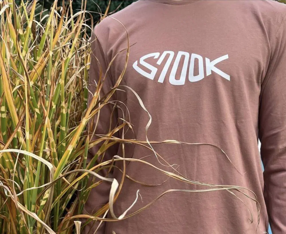 Hnědé triko s dlouhým rukávem snook